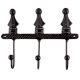 Decorative Black Iron Wall Hooks